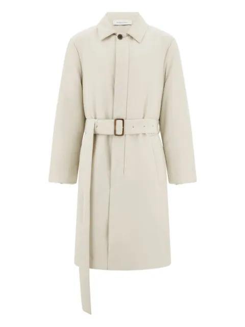 padded belted trench by FERRAGAMO