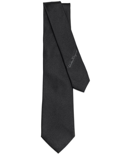 patterned-jacquard silk tie by FERRAGAMO