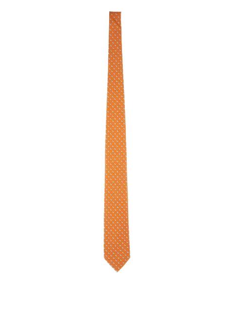 patterned silk tie by FERRAGAMO