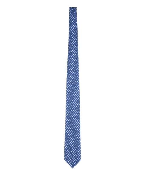 patterned silk tie by FERRAGAMO