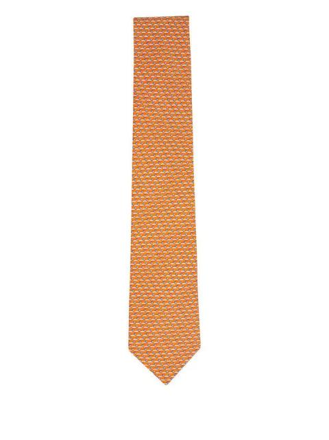 patterned silk tie by FERRAGAMO