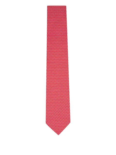 patterned tie by FERRAGAMO