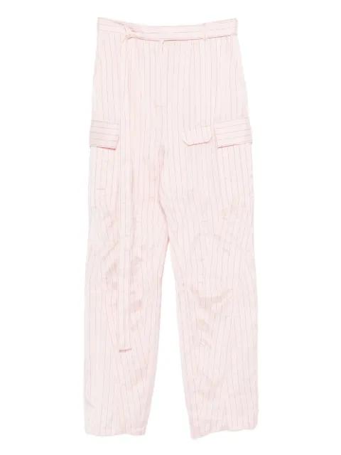 pinstripe-pattern cargo-pocket trousers by FERRAGAMO