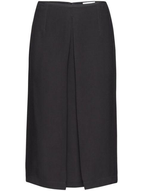 pleat-detail midi skirt by FERRAGAMO
