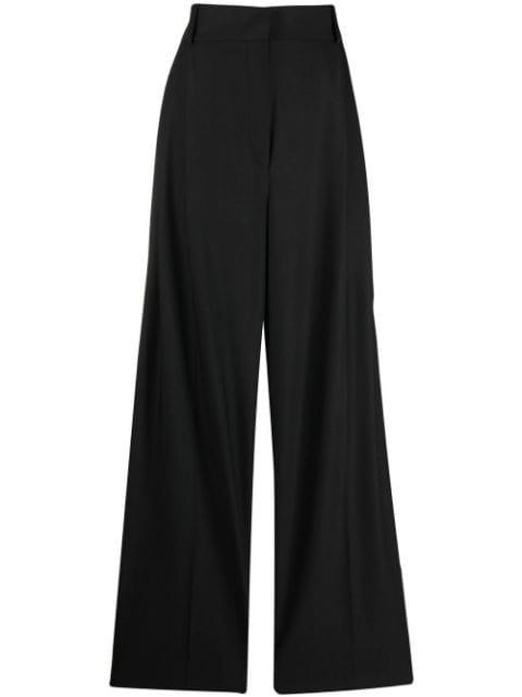 pleated high-waisted trousers by FERRAGAMO