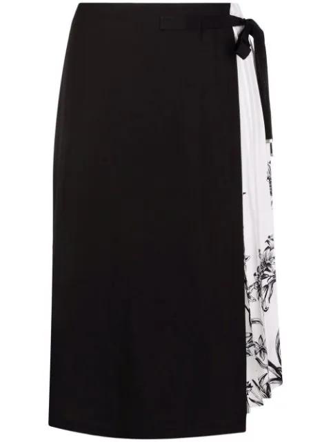 pleated silk skirt by FERRAGAMO