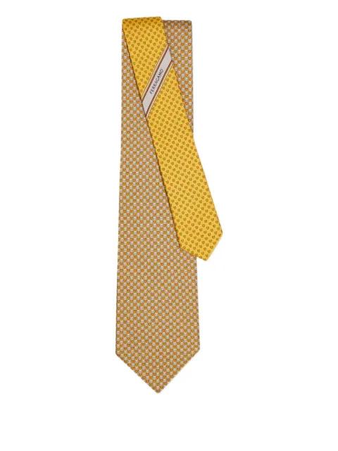 print silk tie by FERRAGAMO