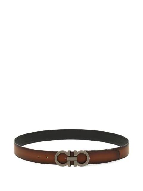 rectangular-buckle reversible belt by FERRAGAMO