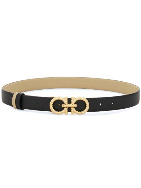 reversible Gancini-buckle belt by FERRAGAMO