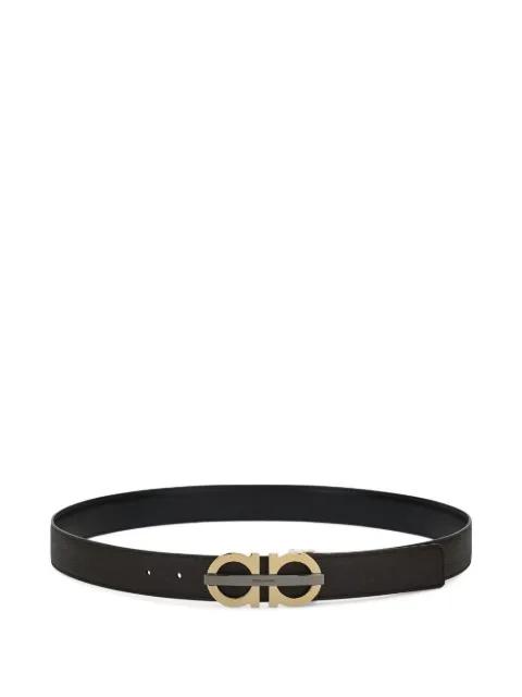 reversible Gancini buckle belt by FERRAGAMO