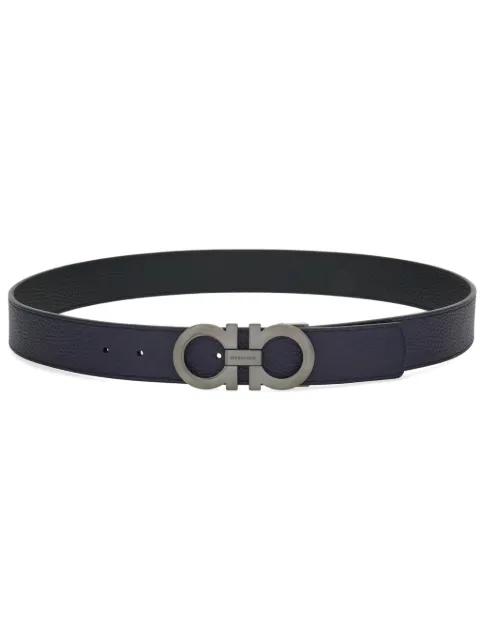 reversible Gancini leather belt by FERRAGAMO