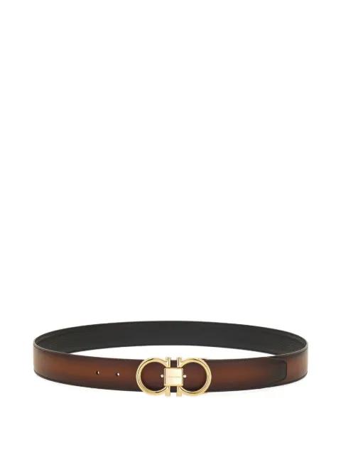 reversible and adjustable Gancini belt by FERRAGAMO