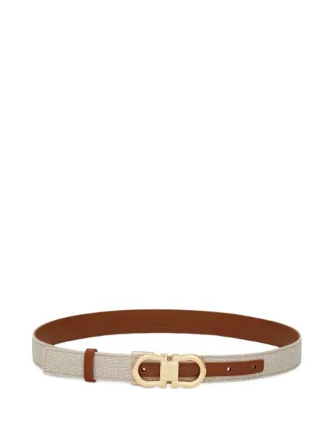 reversible and adjustable Gancini belt by FERRAGAMO