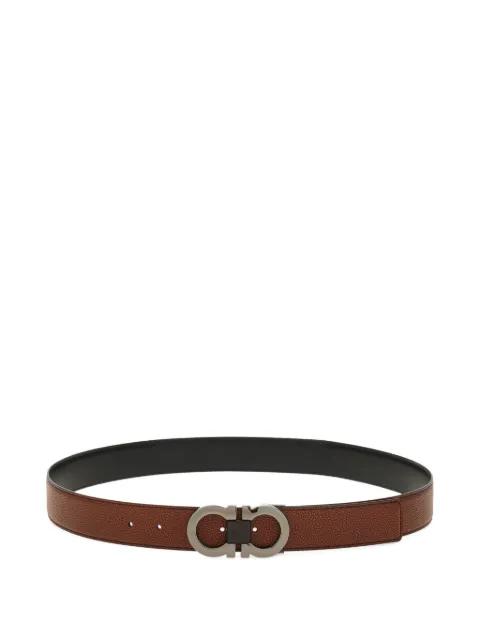reversible and adjustable Gancini belt by FERRAGAMO