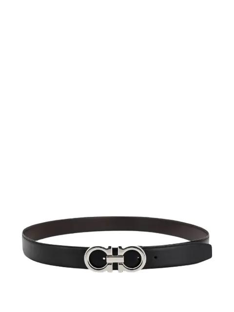 reversible and adjustable Gancini buckle belt by FERRAGAMO