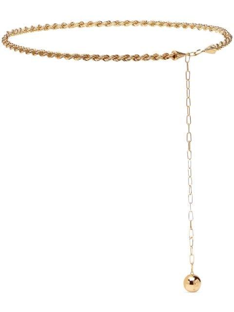 rope-chain belt by FERRAGAMO
