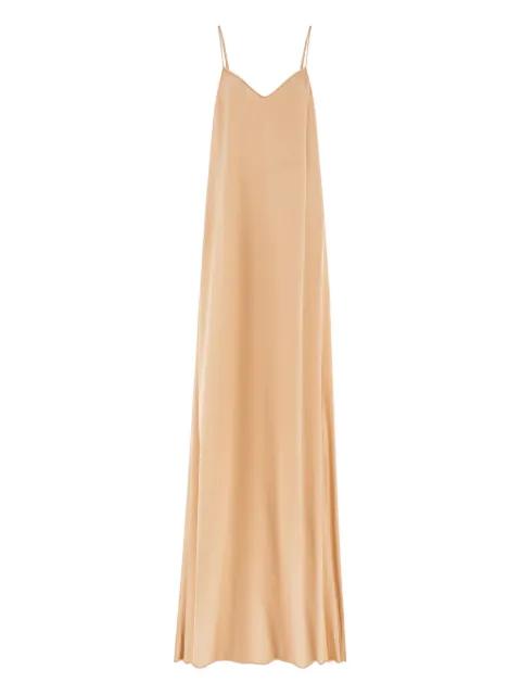 satin slip long dress by FERRAGAMO