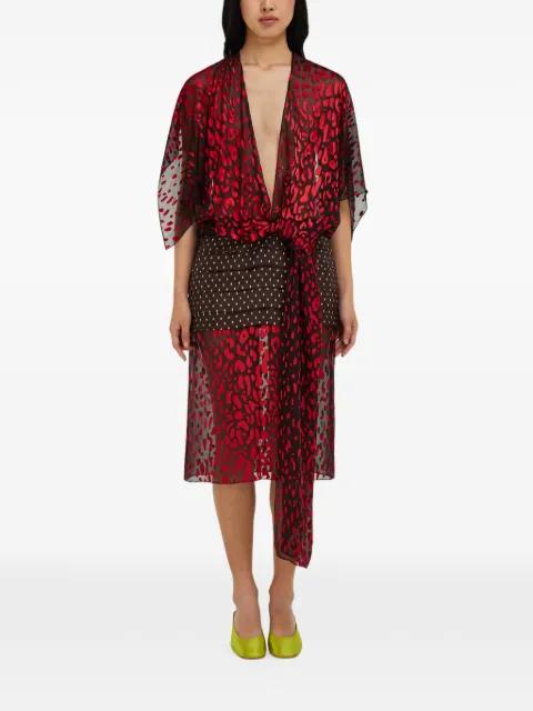 silk and viscose dress by FERRAGAMO