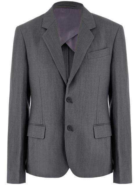 single-breasted cotton blazer by FERRAGAMO