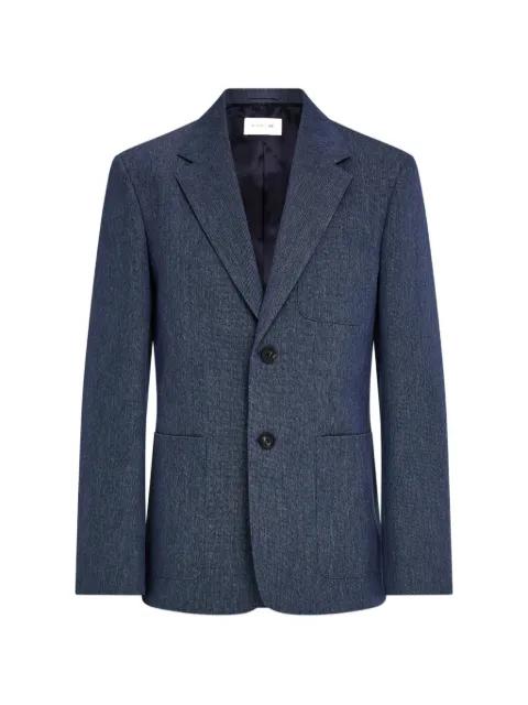 single breasted denim blazer by FERRAGAMO