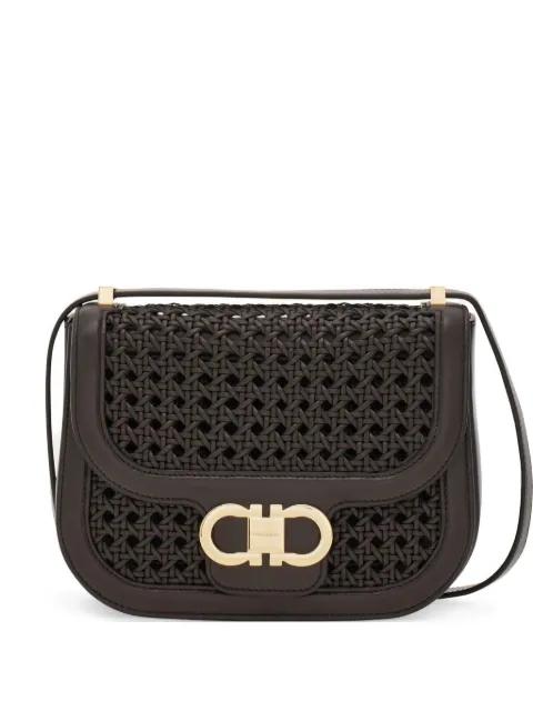 small Gancini North-South cross body bag by FERRAGAMO