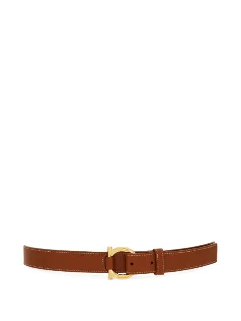 stitched gancini belt by FERRAGAMO