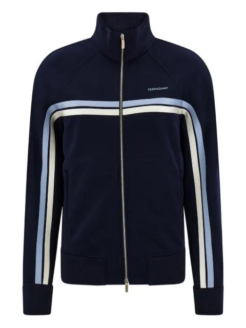 stripe zip sports jacket by FERRAGAMO