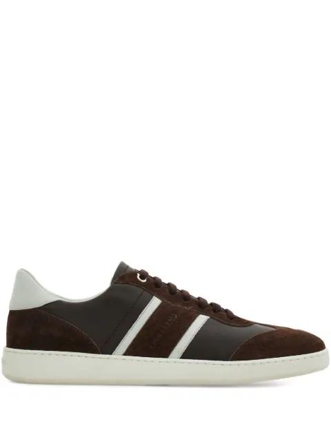 suede panelled sneakers by FERRAGAMO
