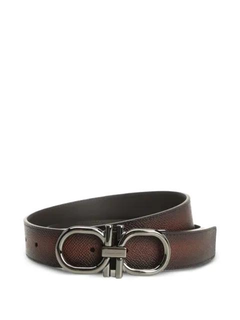 textured buckle belt by FERRAGAMO