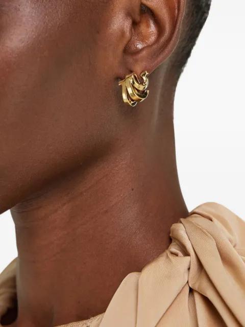 triple Gancini hoop earrings by FERRAGAMO