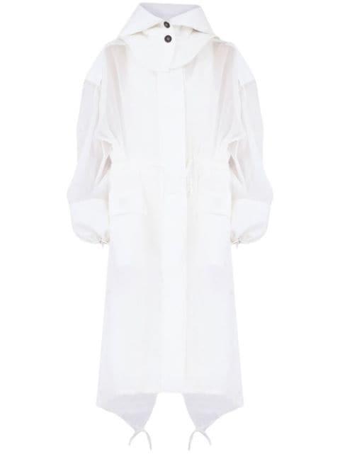 unlined organza trench by FERRAGAMO