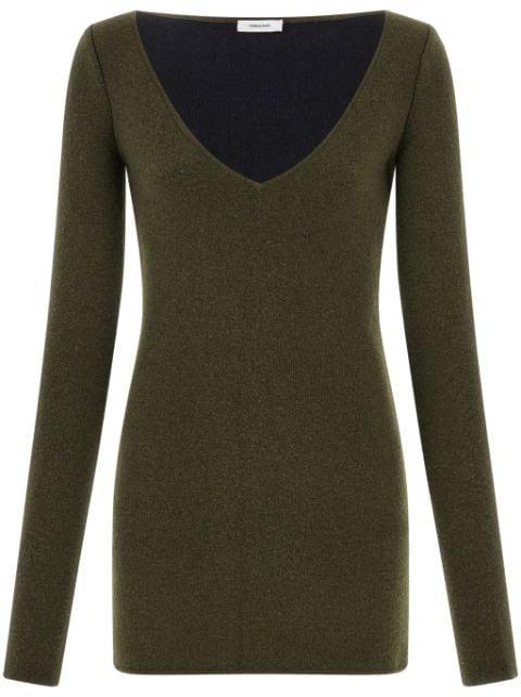 virgin wool-blend knitted dress by FERRAGAMO