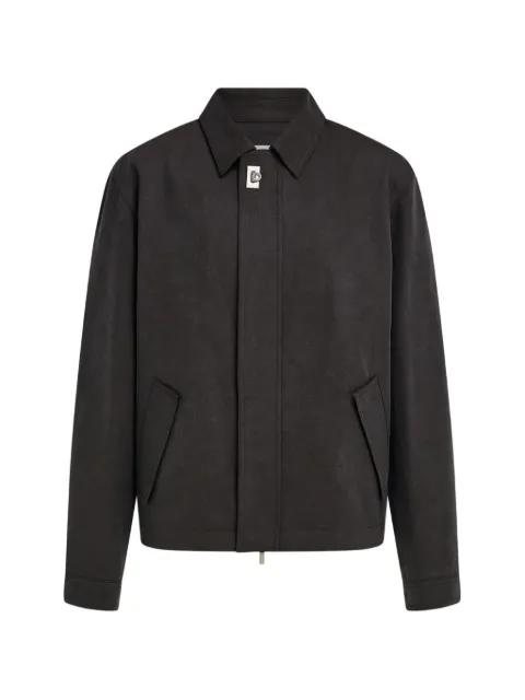 washed canvas blouson by FERRAGAMO