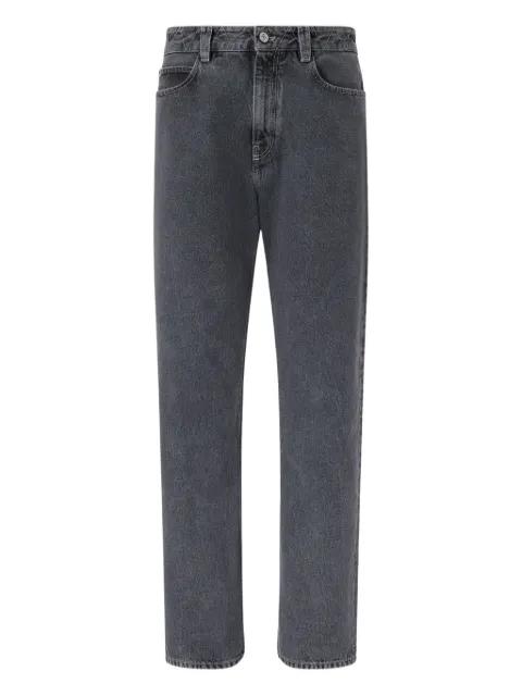 five-pocket marbled-denim jeans by FERRARI