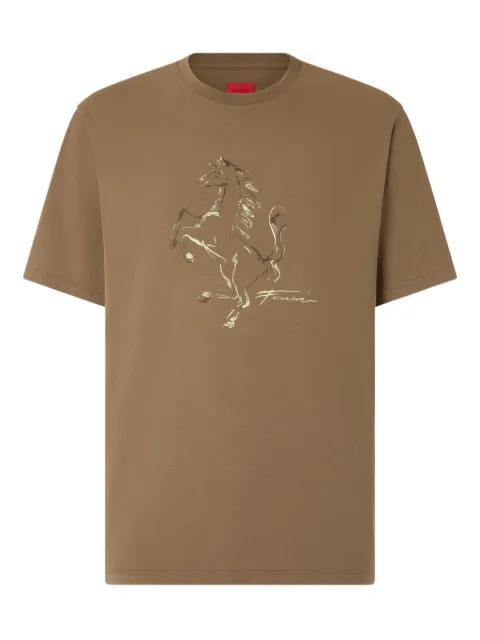 horse-graphic T-shirt by FERRARI