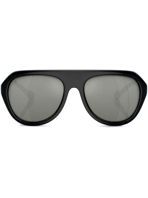 oval-frame sunglasses by FERRARI