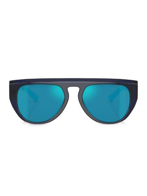 oval-frame sunglasses by FERRARI