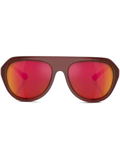 oval-frame sunglasses by FERRARI