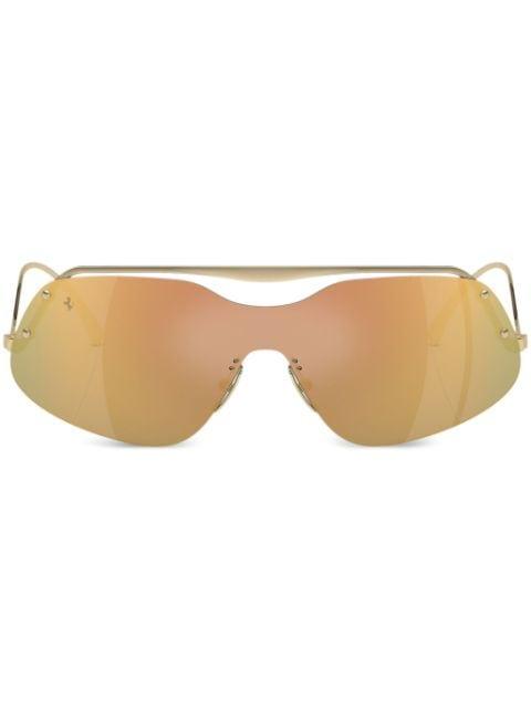 oversized frame sunglasses by FERRARI