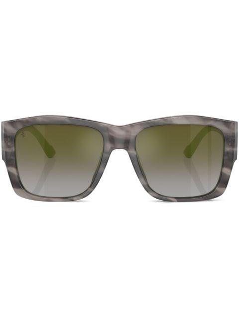 rectangle-frame sunglasses by FERRARI