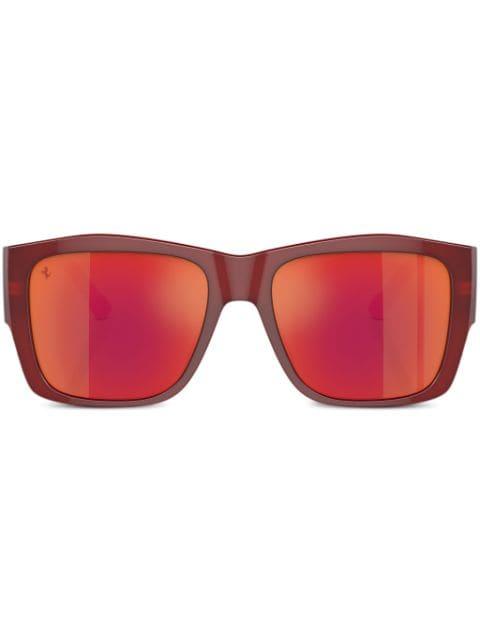 square-frame sunglasses by FERRARI