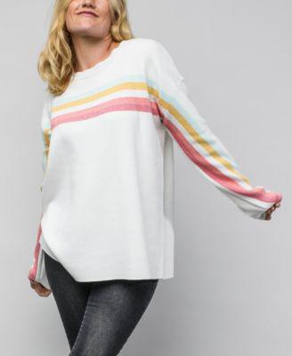 Women's Reneu Earth 5 Clear Stripe Sweater by FEVER