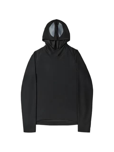 Emishi eye-motif raglan-sleeve hoodie by FFFPOSTALSERVICE