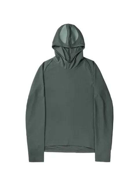 Emishi raglan-sleeve hoodie by FFFPOSTALSERVICE