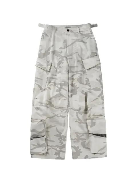 Engineer camouflage-print cargo pants by FFFPOSTALSERVICE