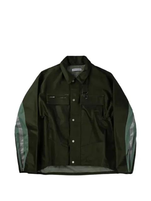 FF Bunker waxed reflective-panel jacket by FFFPOSTALSERVICE