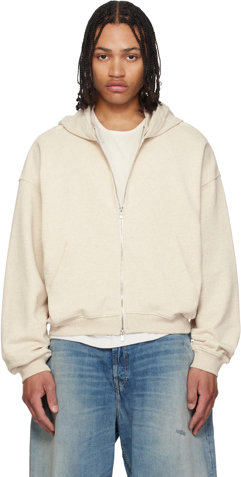 Gray RH Zip Up Hoodie by FFFPOSTALSERVICE