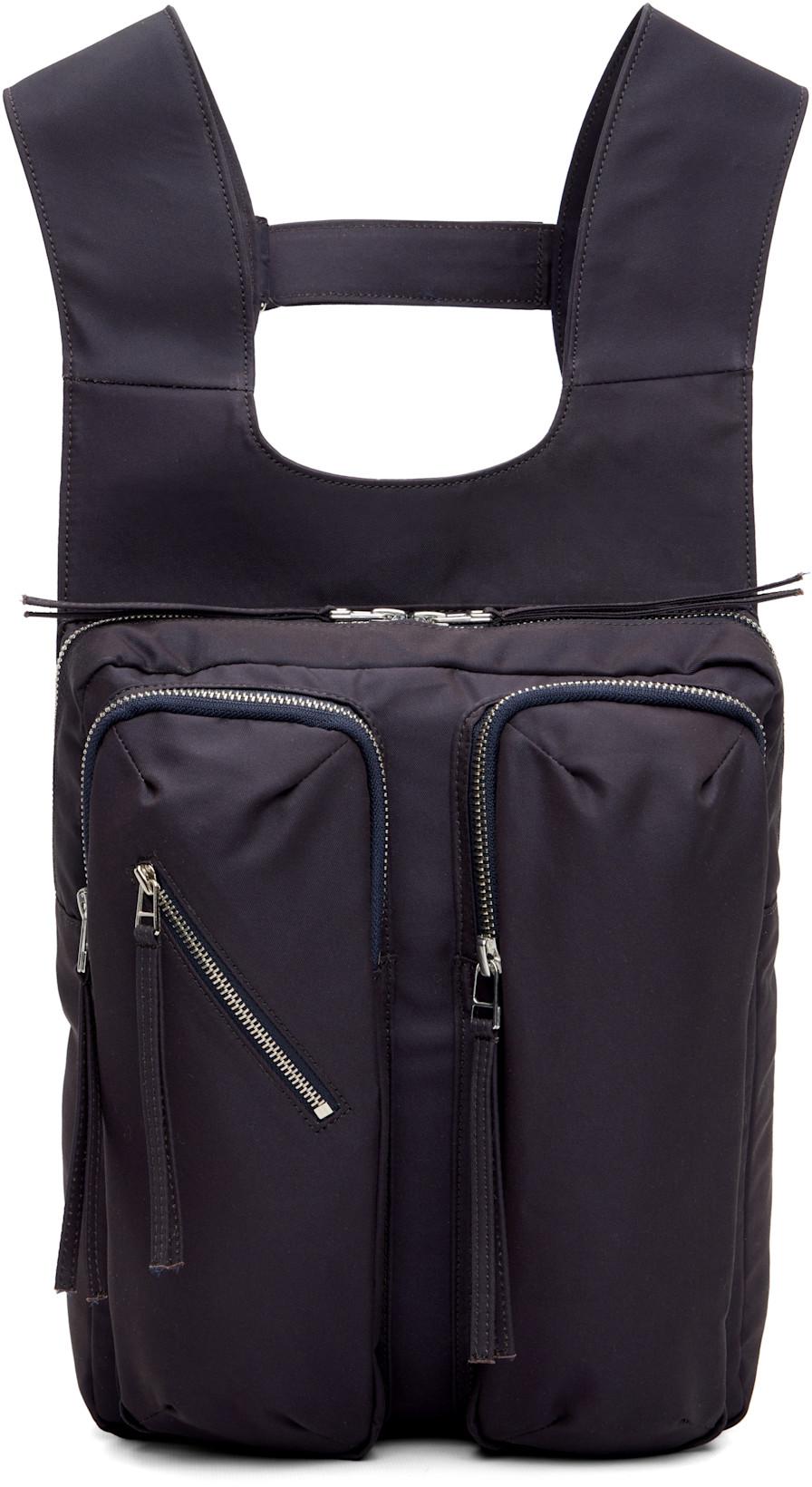 Purple Pod Backpack by FFFPOSTALSERVICE