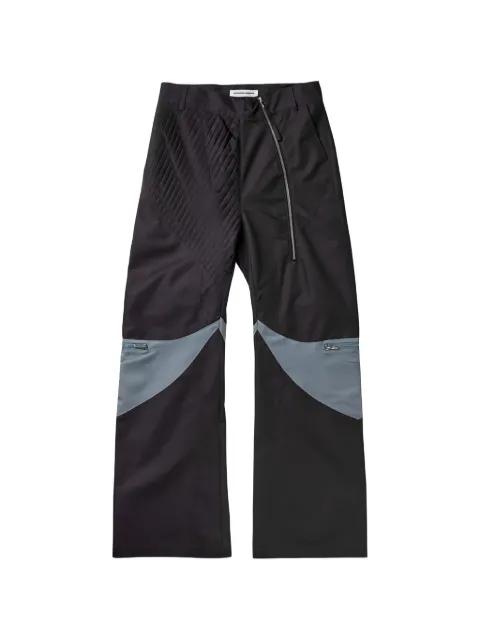 Sahara contrast-insert trousers by FFFPOSTALSERVICE