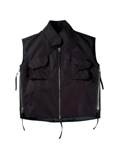 multi-pocket zip-up jacket by FFFPOSTALSERVICE